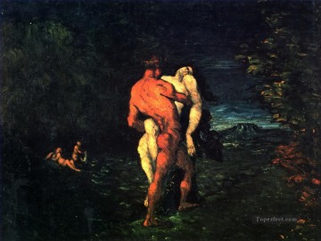 El rapto Paul Cézanne Pinturas al óleo